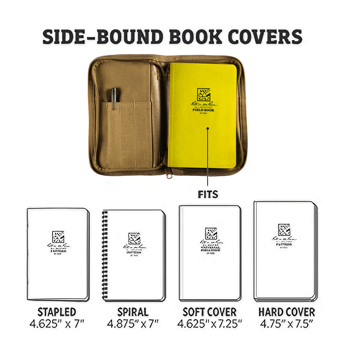 Magmo C980 Tactical Cover Pouch for Rite In The Rain Notebooks