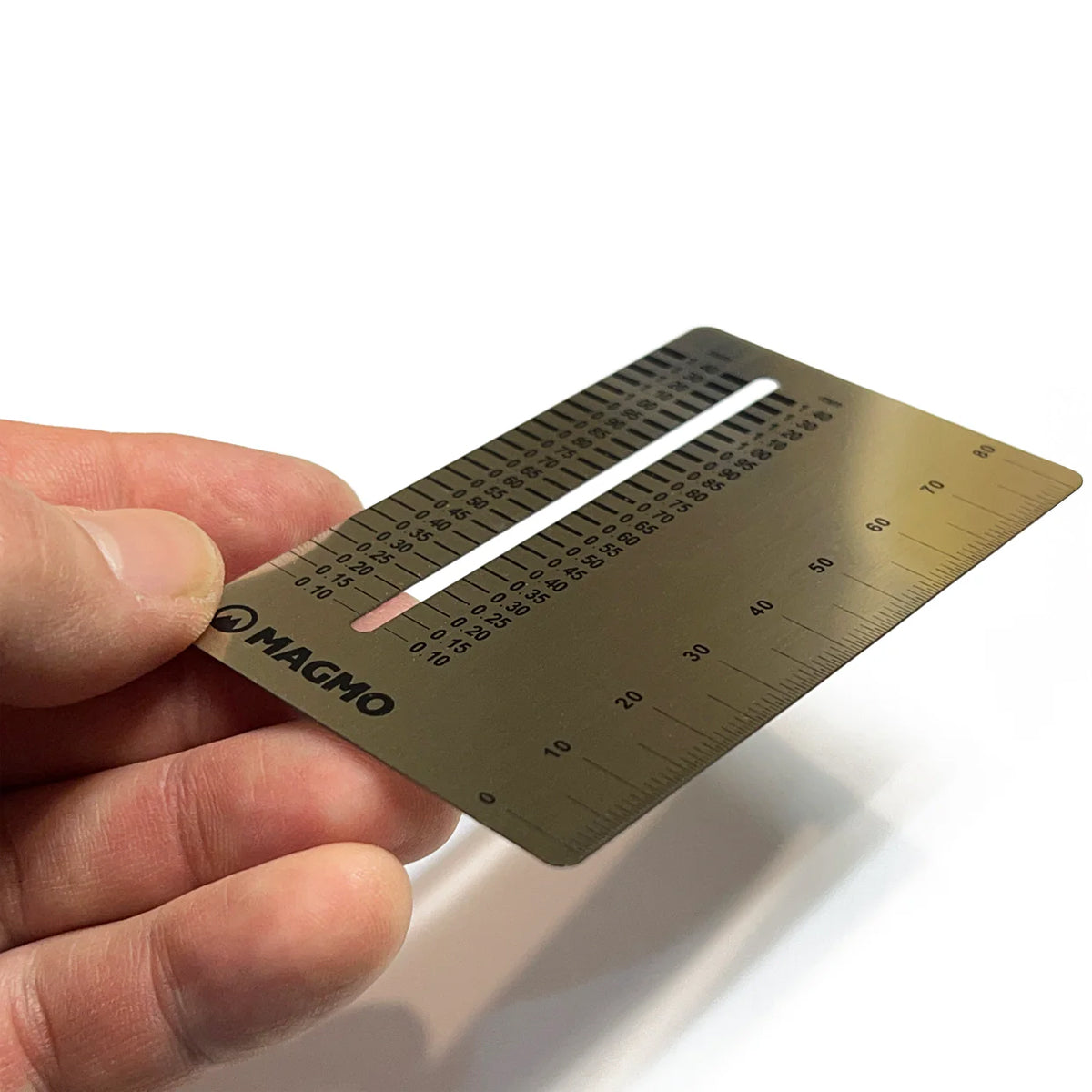 Magmo Stainless Steel Crack Gauge Ruler Card