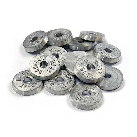 Magmo Survey Boundary Disc / Washer / Marker Round 33mm each