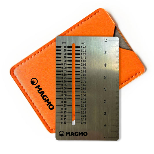 Magmo Stainless Steel Crack Gauge Ruler Card