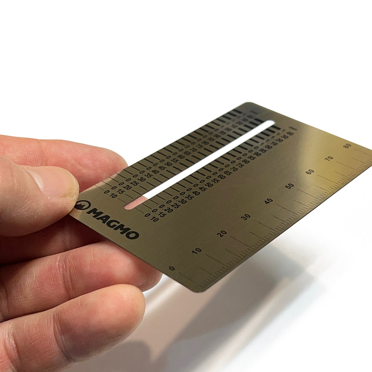 Magmo Stainless Steel Crack Gauge Ruler Card