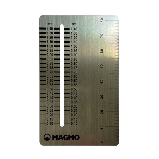 Magmo Stainless Steel Crack Gauge Ruler Card